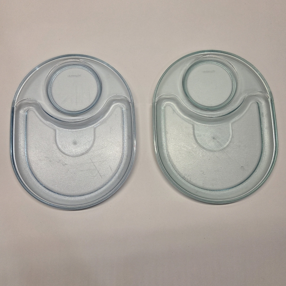 Tupperware Snack Trays Blue Green